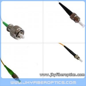 FC/APC to ST/UPC Singlemode Simplex Fiber Optic Patch Cord