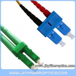 LC/APC to SC/UPC 单模双联光纤跳线