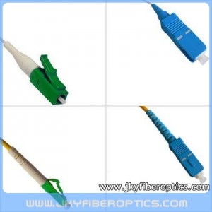 LC/APC to SC/UPC Singlemode Simplex Fiber Optic Patch Cord